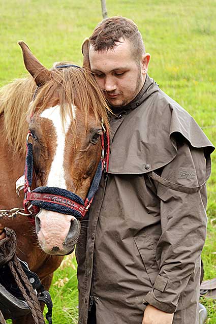 There are plenty of opportunities for riding the horses