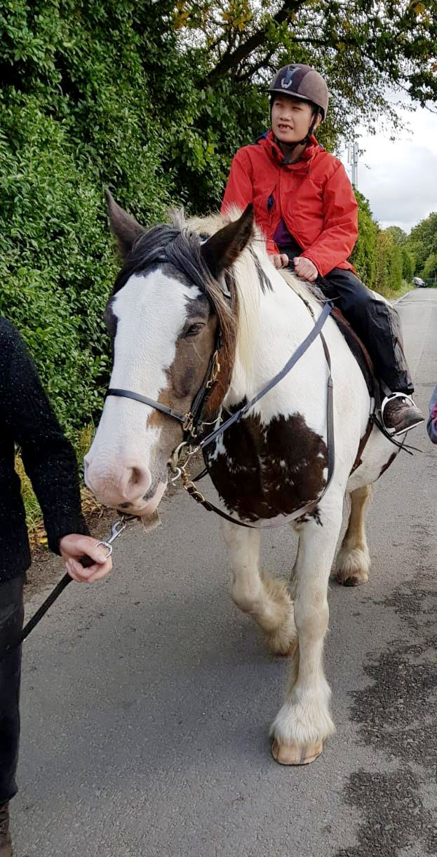 Horse Riding happens 3 times a week. We have 3 horses of our own at our stables.